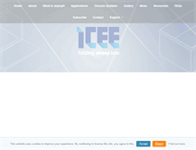 Tablet Screenshot of iceefoldingbox.com